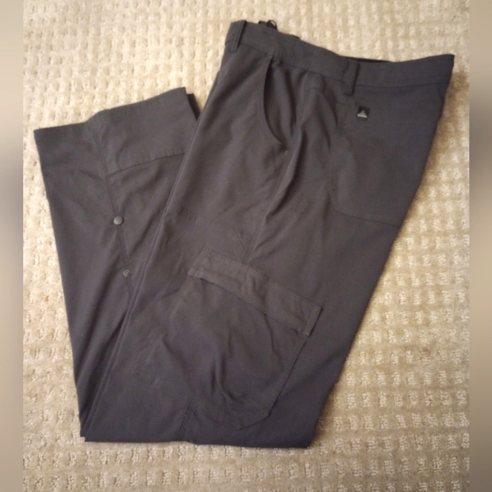 prAna Breathe Cargo Hiking Dark Grey Pants